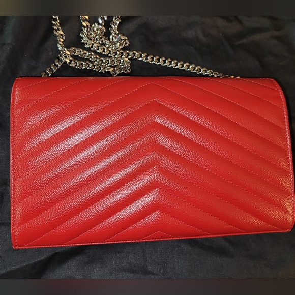 Saint laurent red envelope bag Ysl - Picture 3 of 16